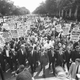 Martin Luther King Jr. and other civil rights leaders at the March on Washingtonin Aug. 1963. (AFP/AFP/Getty Images)